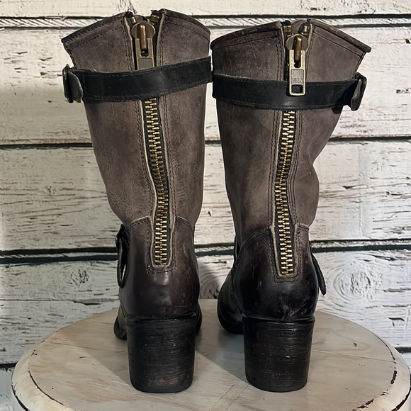 Freebird Rare BLDR Boulder biker boots EUC size 6 - Picture 5 of 14